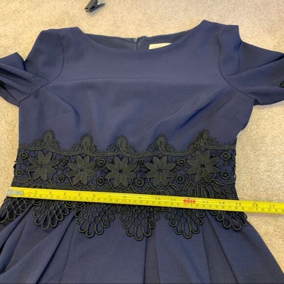 eliza j lace a line dress Brown Satin A-line Sweetheart Long Formal Dress, Simple Brown Evening –  Cutedressy main image 0